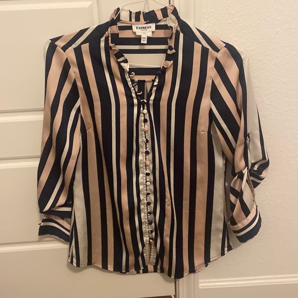 Express Portofino Striped shirt - size Small